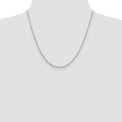 Sterling Silver 2.25mm Fancy Navette Link Chain - 4