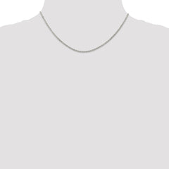 Sterling Silver 2mm Fancy Anchor Pendant Chain - 4