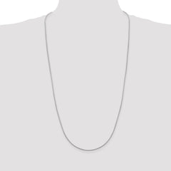 Sterling Silver 1.25mm Mirror Box Chain - 2