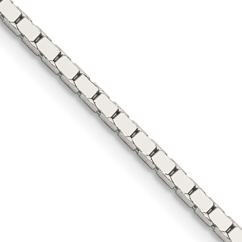 Sterling Silver 1.5mm Mirror Box Chain - 4