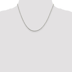 Sterling Silver 1.75mm Twisted Box Chain - 2