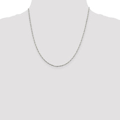 Sterling Silver 1.6mm Twisted Serpentine Chain - 4