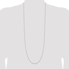 Sterling Silver 1.4mm Flat Oval Cable Chain - 2
