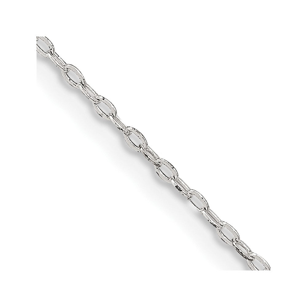 Sterling Silver 1.4mm Flat Oval Cable Chain - 3