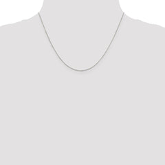 Sterling Silver 1.10mm Forzantine Cable Chain w/2in ext.
