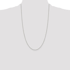 Sterling Silver 1.25mm Diamond-cut Forzantine Cable Chain - 6