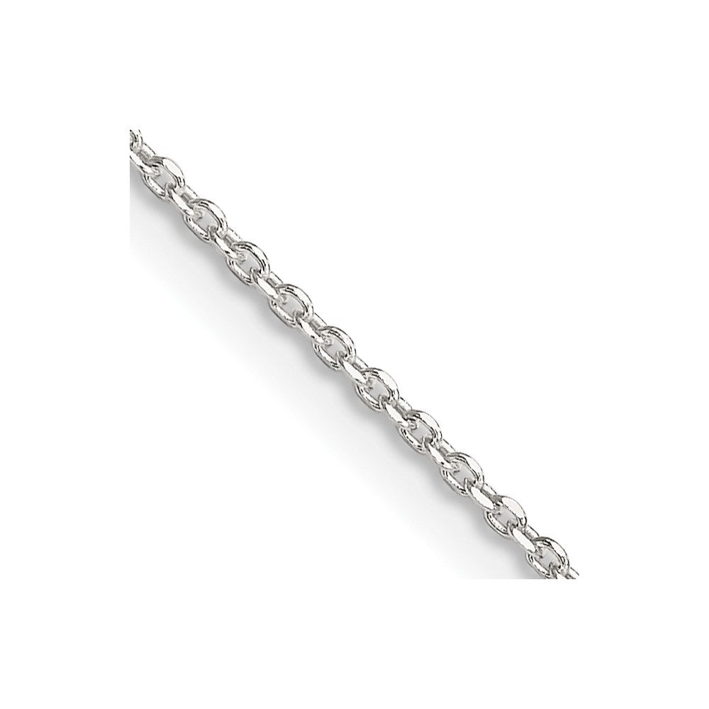Sterling Silver 1.25mm Diamond-cut Forzantine Cable Chain - 2