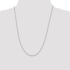 Sterling Silver 1.3mm Elongated Box Chain - 2