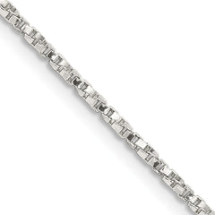 Sterling Silver 1.35mm Twisted Box Chain - 2