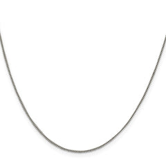 Sterling Silver 1mm Curb Chain - 3