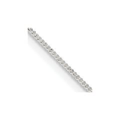 Sterling Silver 1mm Curb Chain - 2