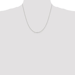 Sterling Silver 1.15mm Flat Cable Chain - 3