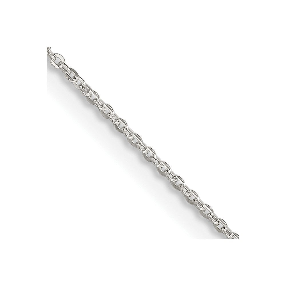 Sterling Silver 1.15mm Flat Cable Chain - 2