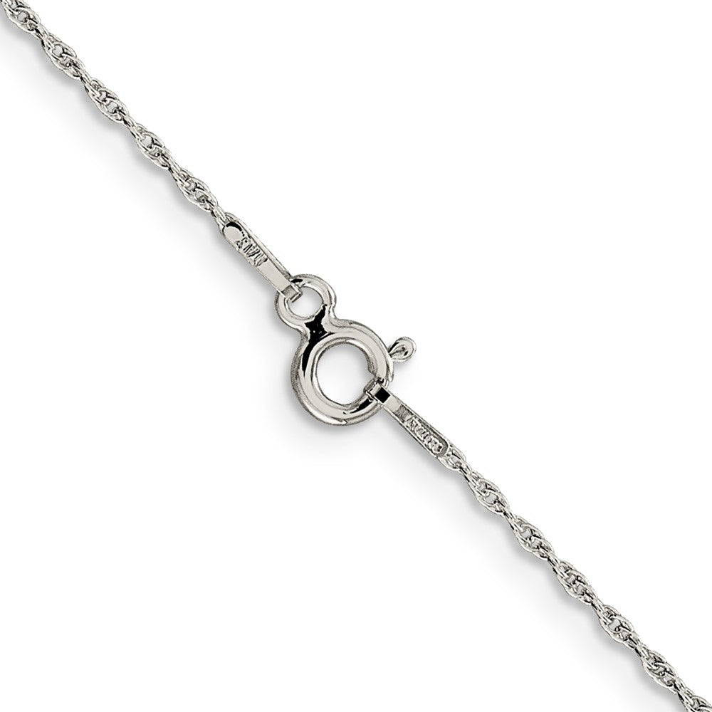 Sterling Silver 1.25mm Loose Rope Chain - 5