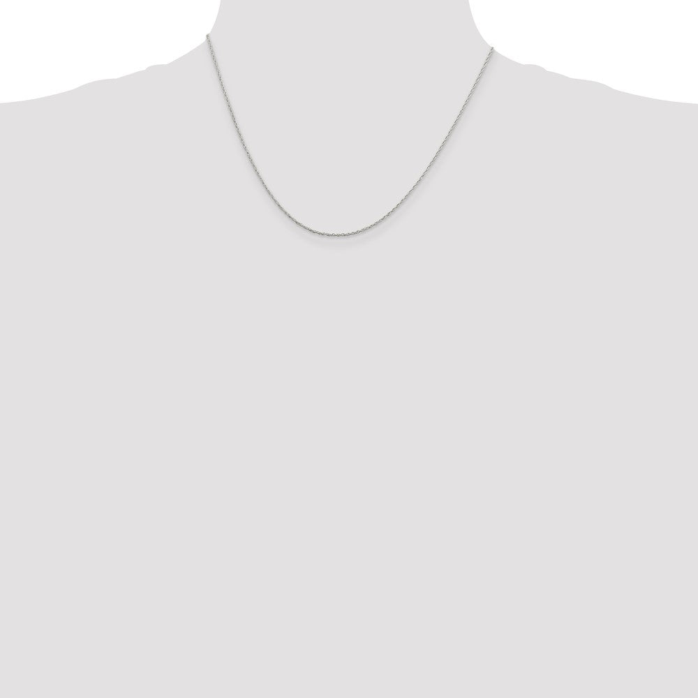 Sterling Silver 1.25mm Loose Rope Chain - 6