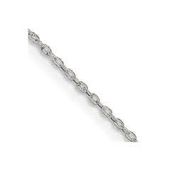 Sterling Silver .5mm Flat Link Cable Chain - 3