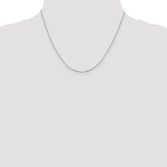Sterling Silver .95mm Diamond-cut Forzantine Cable Chain