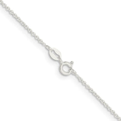 Sterling Silver 1.45mm Forzantine Cable Chain - 6
