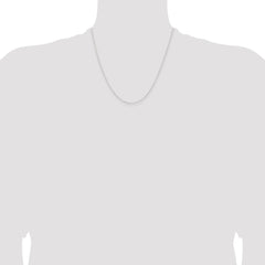 Sterling Silver 1.45mm Forzantine Cable Chain - 5