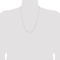 Sterling Silver 1.45mm Forzantine Cable Chain - 6