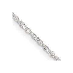Sterling Silver 1.45mm Forzantine Cable Chain - 6