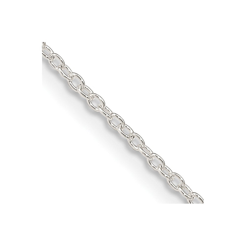 Sterling Silver 1.45mm Forzantine Cable Chain - 5