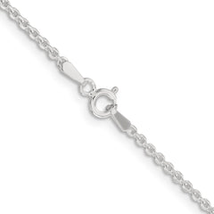 Sterling Silver 1.85mm Diamond-cut Forzantine Cable Chain - 6