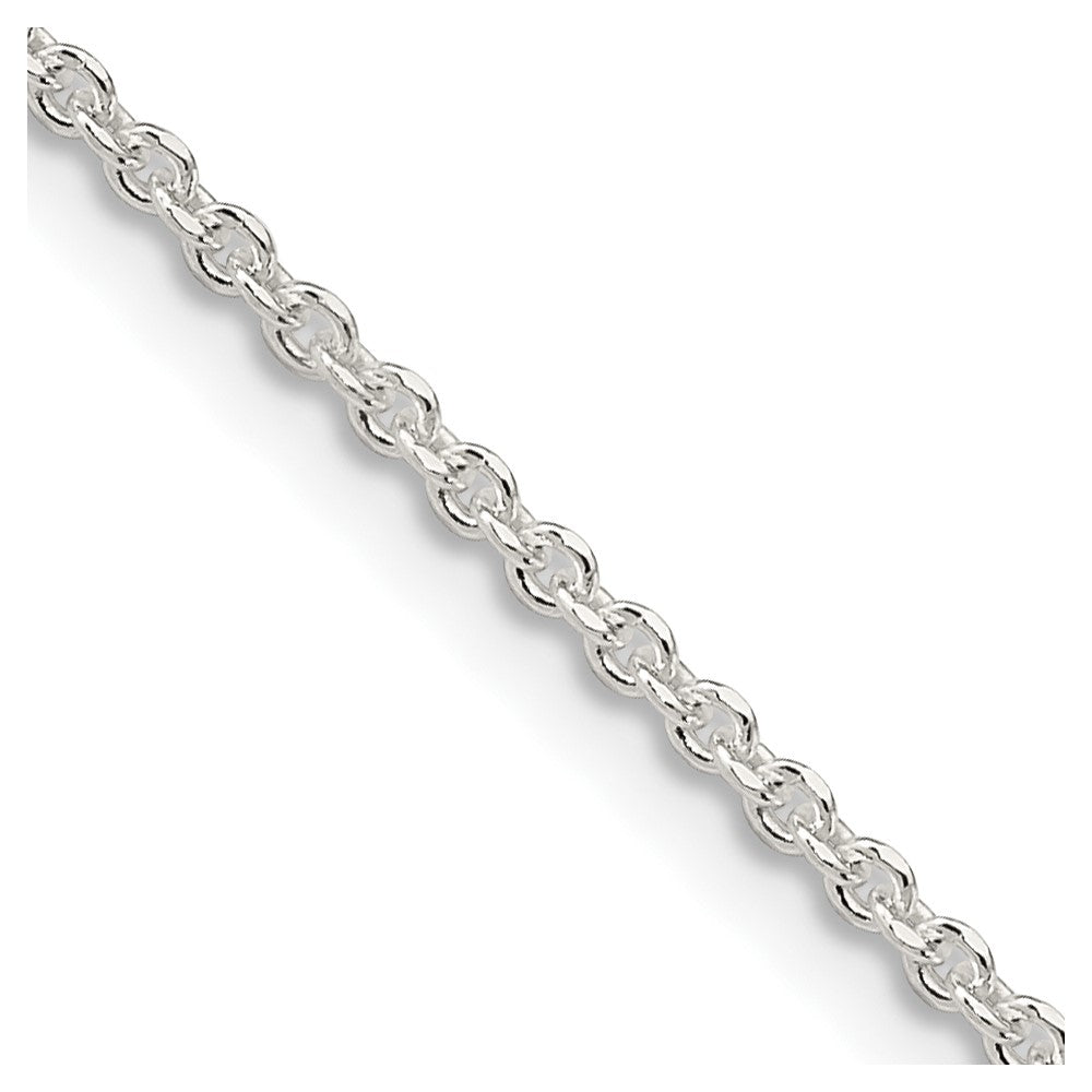 Sterling Silver 1.85mm Diamond-cut Forzantine Cable Chain - 5