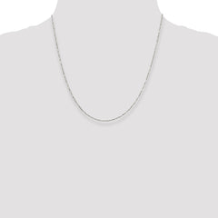 Sterling Silver 1.4mm Twisted Serpentine Chain - 4