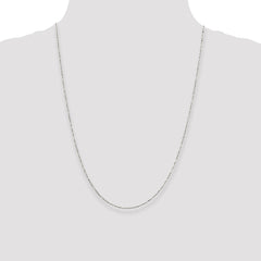 Sterling Silver 1.4mm Twisted Serpentine Chain - 2