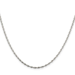 Sterling Silver 1.65mm Twisted Herringbone Chain - 2