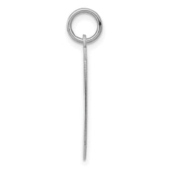 Sterling Silver/Rhodium-plated Polished Number 9 Charm - 4