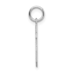 Sterling Silver/Rhodium-plated Satin Number 55 Charm - 4
