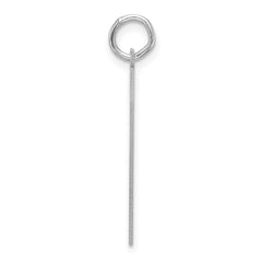 Sterling Silver/Rhodium-plated Polished Number 7 Charm - 3