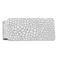 Sterling Silver Rhodium-plated Money Clip - 18