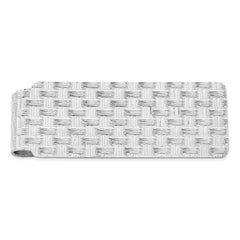 Sterling Silver Rhodium-plated Money Clip - 2