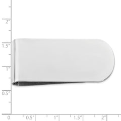 Sterling Silver Rhodium-plated Money Clip - 3