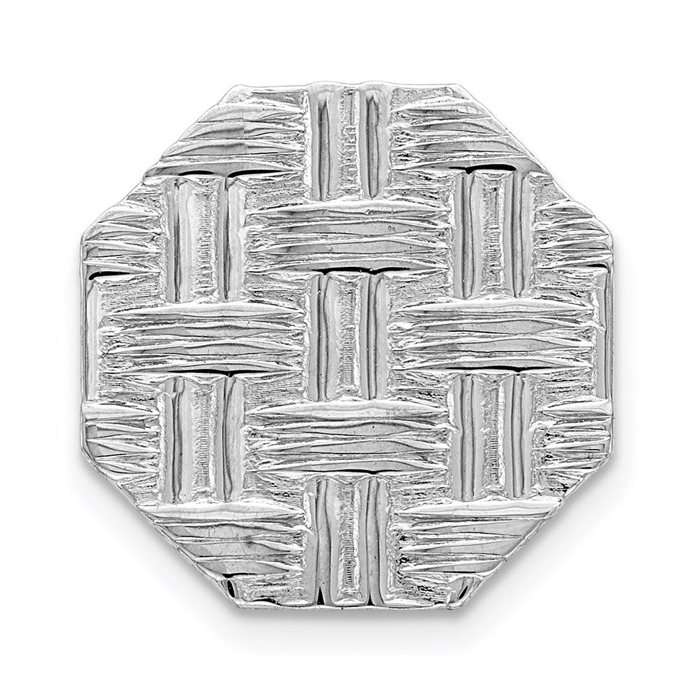 Sterling Silver Rhodium-plated Tie Tac - 5