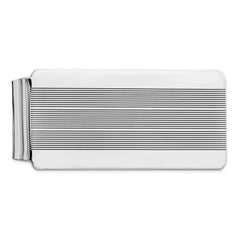 Sterling Silver Rhodium-plated Money Clip - 22