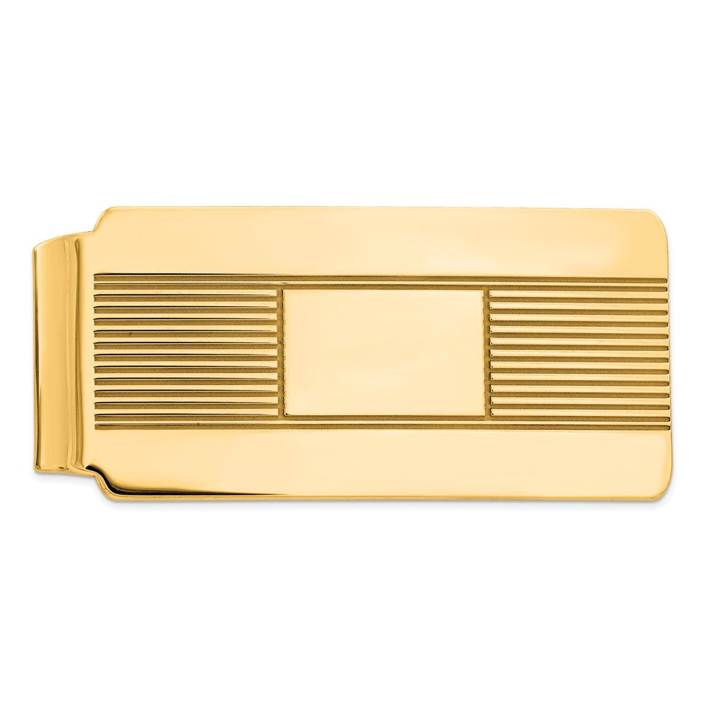 Sterling Silver Gold-plated Money Clip - 2