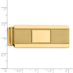 Sterling Silver Gold-plated Money Clip - 7