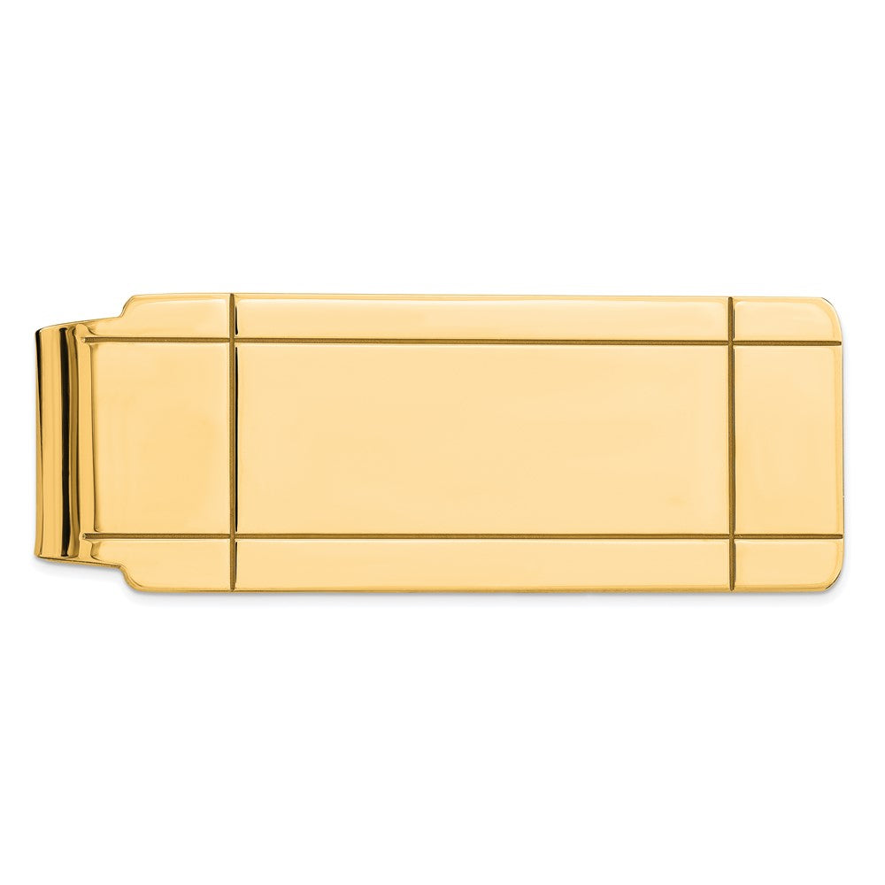 Sterling Silver Gold-plated Money Clip - 8