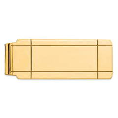 Sterling Silver Gold-plated Money Clip - 8