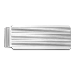 Sterling Silver Rhodium-plated Money Clip - 24