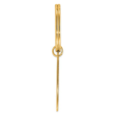 Sterling Silver Gold-plated Key Chain - 3