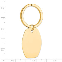 Sterling Silver Gold-plated Key Chain - 3