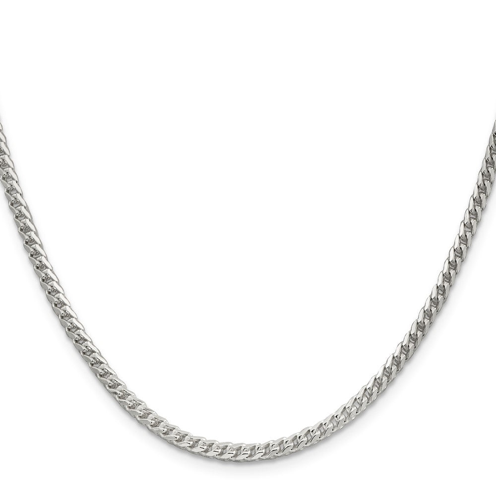 Sterling Silver 3.1mm D/C Square Franco Chain