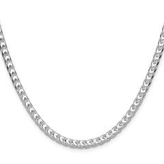 Sterling Silver 4.7mm D/C Square Franco Chain - 4