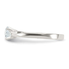 Sterling Silver CZ Ring - 36