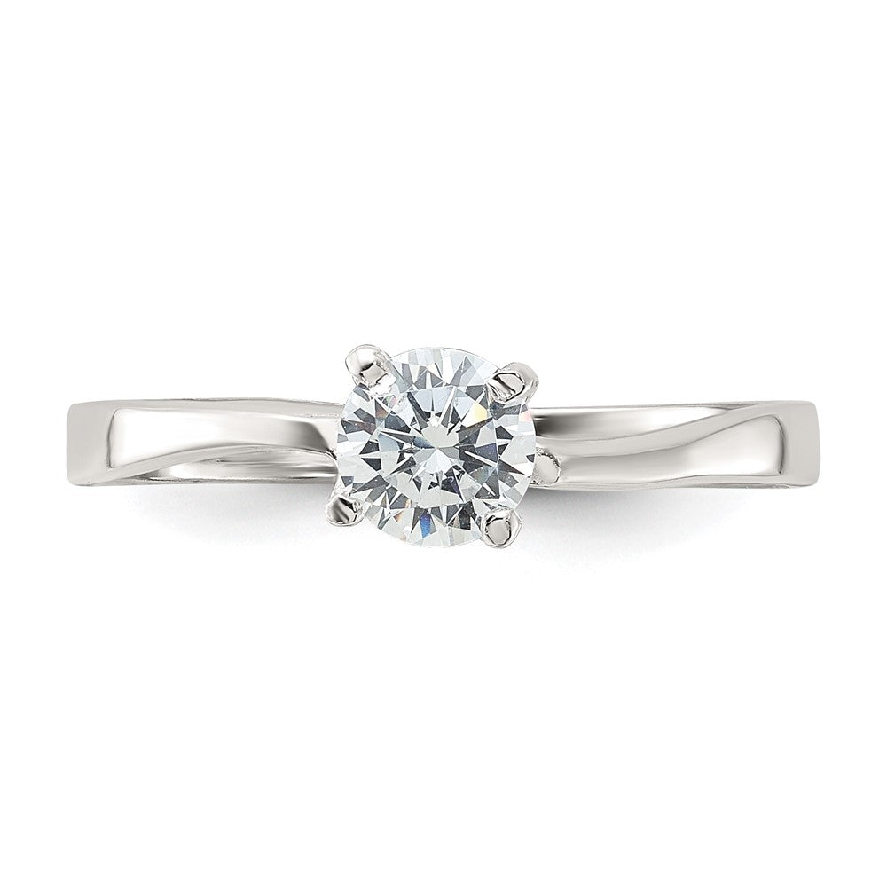 Sterling Silver CZ Ring - 35